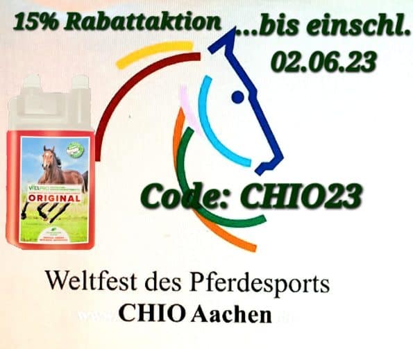 CHIO Aachen 15 % Rabatt